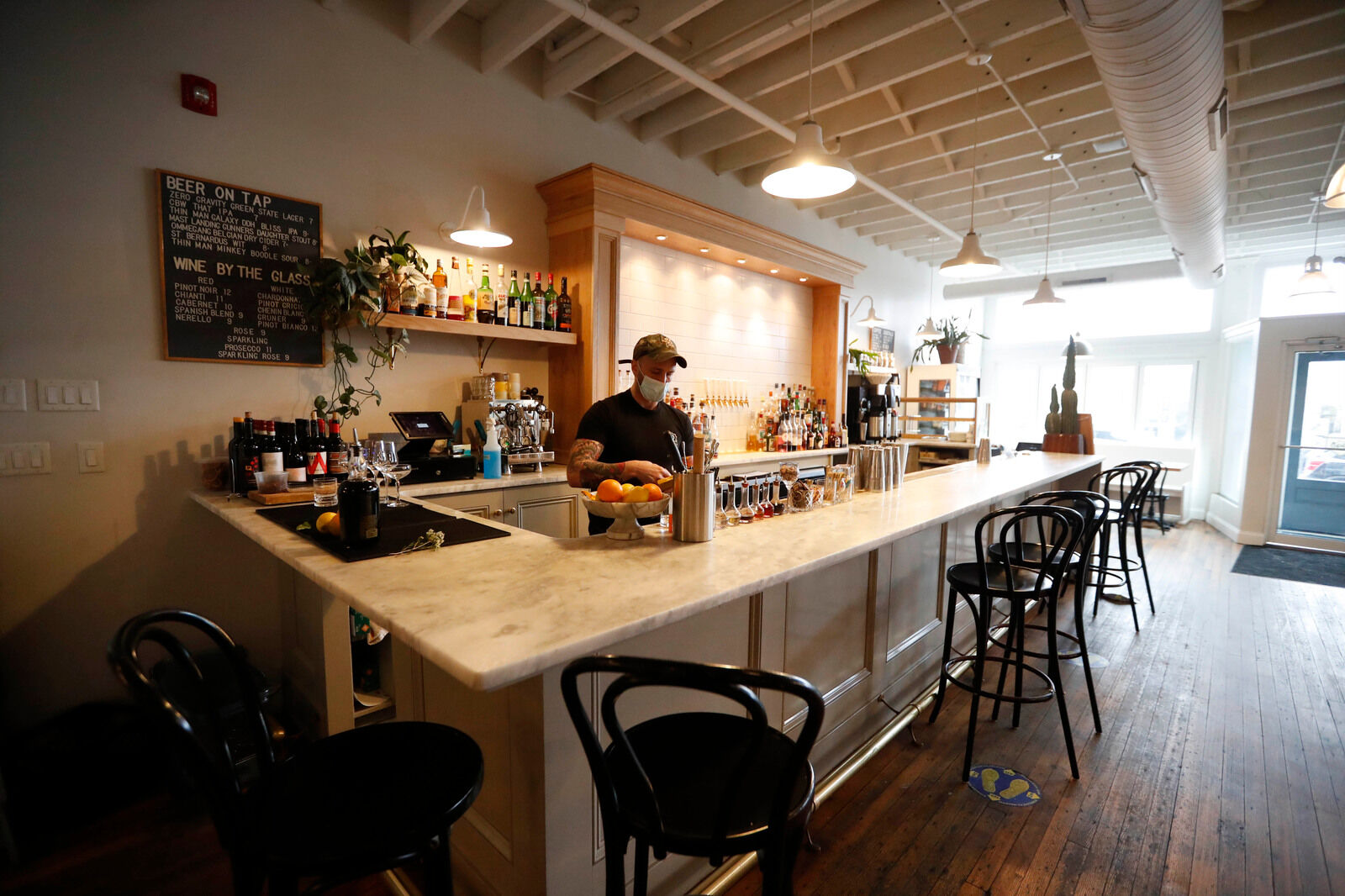 The bar